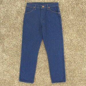 Wrangler Jeans Boy's‎ 20 Dark Wash Cowboy Cut Slim Straight Leg Western Denim